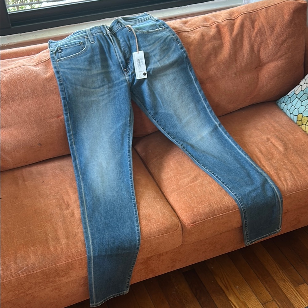 Ag Adriano Goldschmied Skinny Blue Jeans
